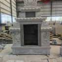东营 芝麻灰高档墓碑、土墓，一套也支持定做