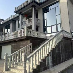 东营 芝麻白别墅阳台栏杆，楼梯栏杆