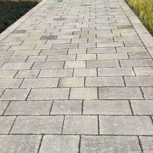 东营仿古石铺装效果