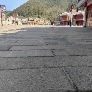 东营仿古石铺装效果