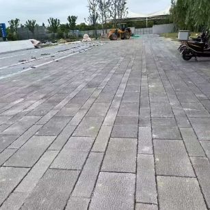 东营仿古石铺装效果