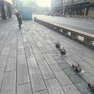 东营仿古石铺装效果