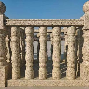 东营 黄金麻栏杆（扶手，花瓶柱，将军柱）