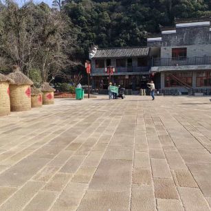 东营仿古石铺装效果