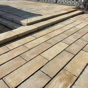 东营仿古石铺装效果