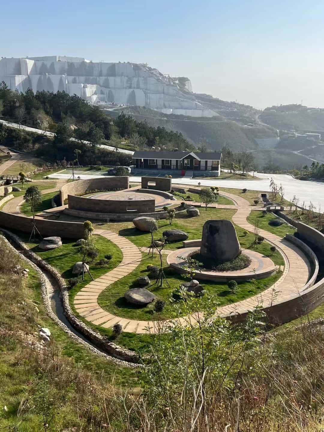 东营仿古石铺装整体效果