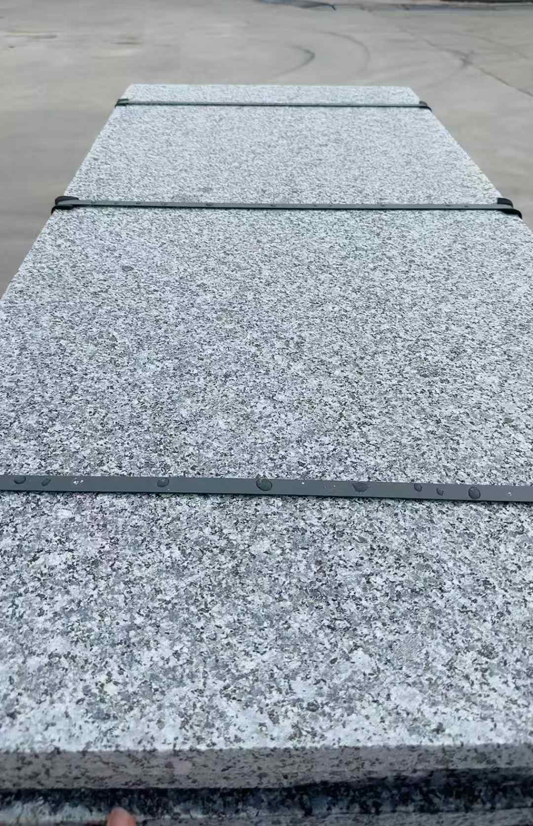 东营 芝麻黑火烧面毛板，条板，半成品