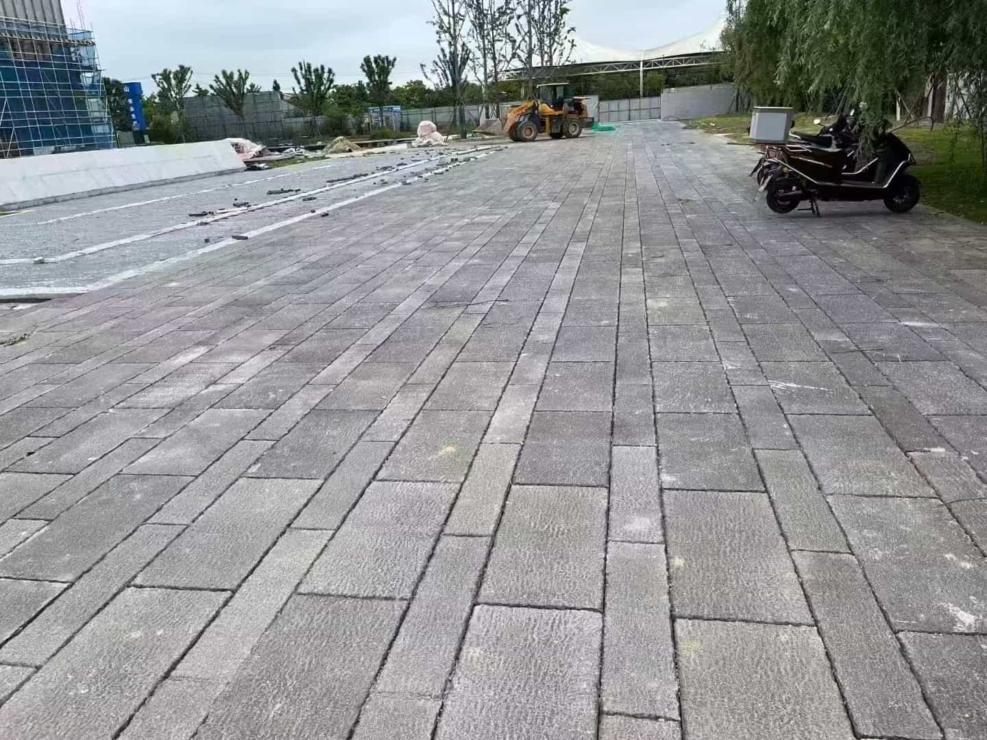 东营仿古石铺装效果