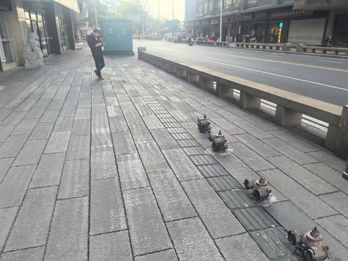 东营仿古石铺装效果