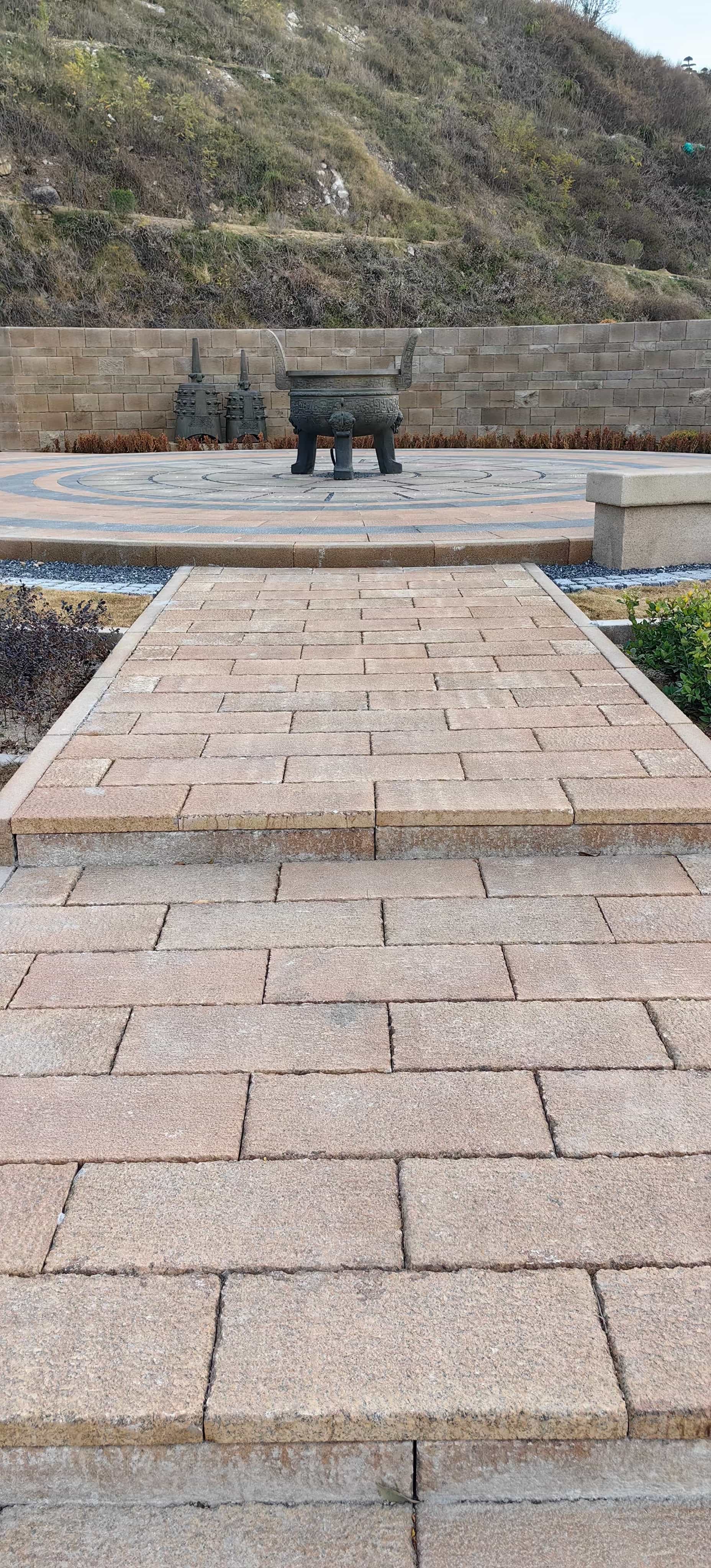 东营仿古石铺装效果