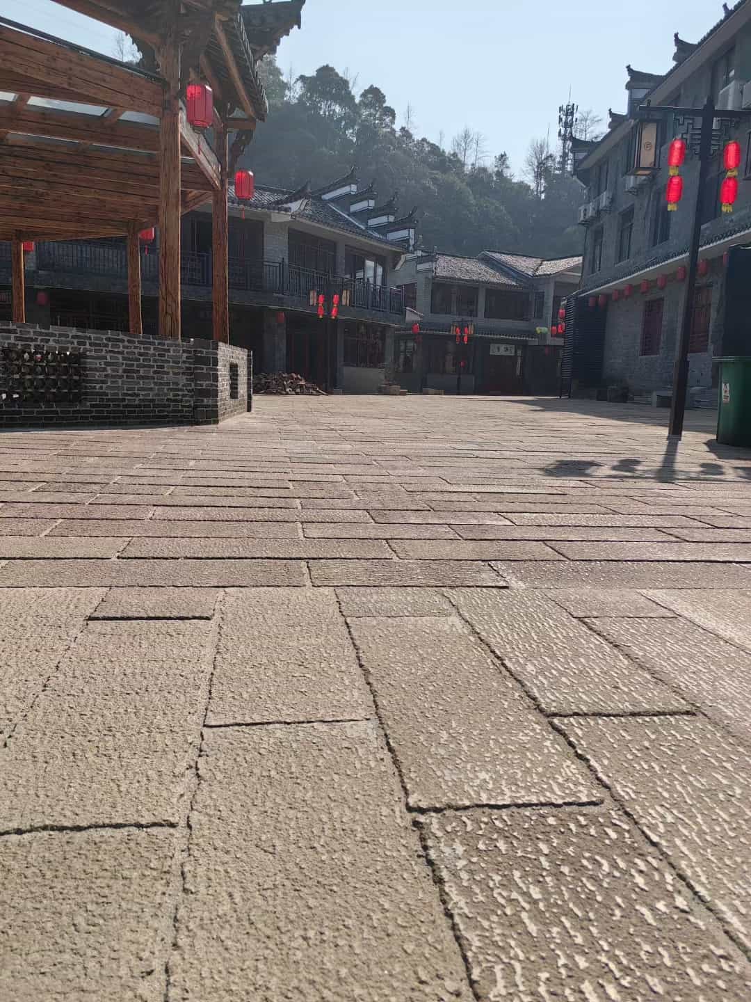 东营仿古石铺装效果