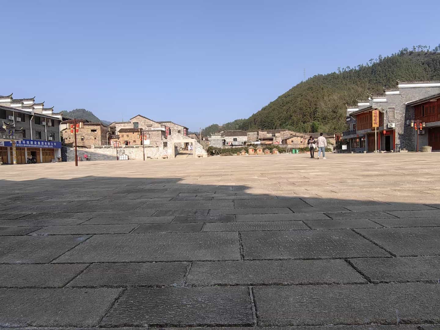 东营仿古石铺装效果