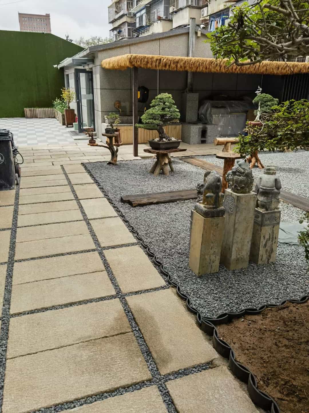 东营仿古石铺装效果
