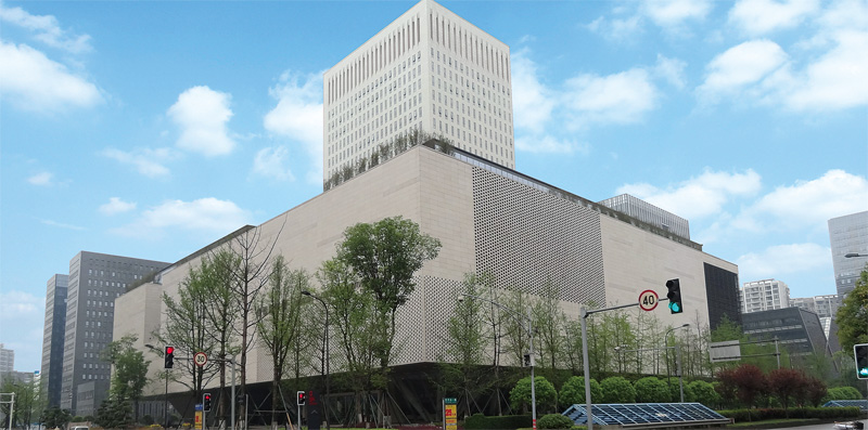东营花岗岩在外墙干挂案例