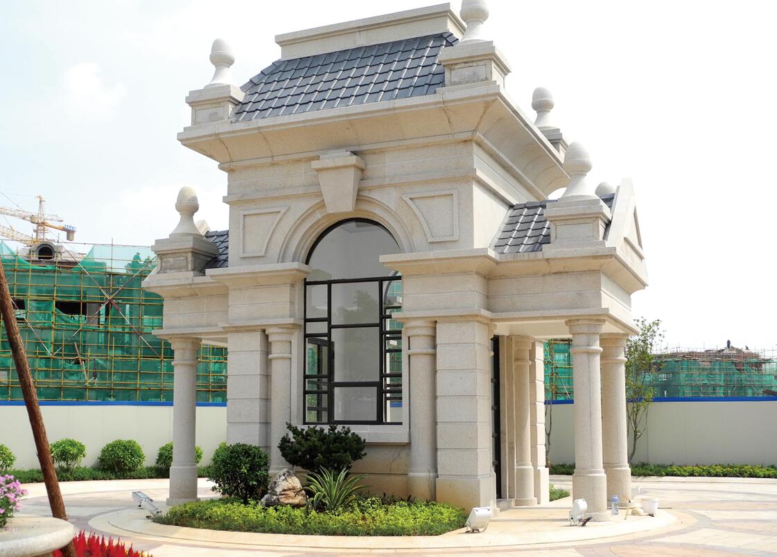 东营花岗岩在建筑外墙的应用