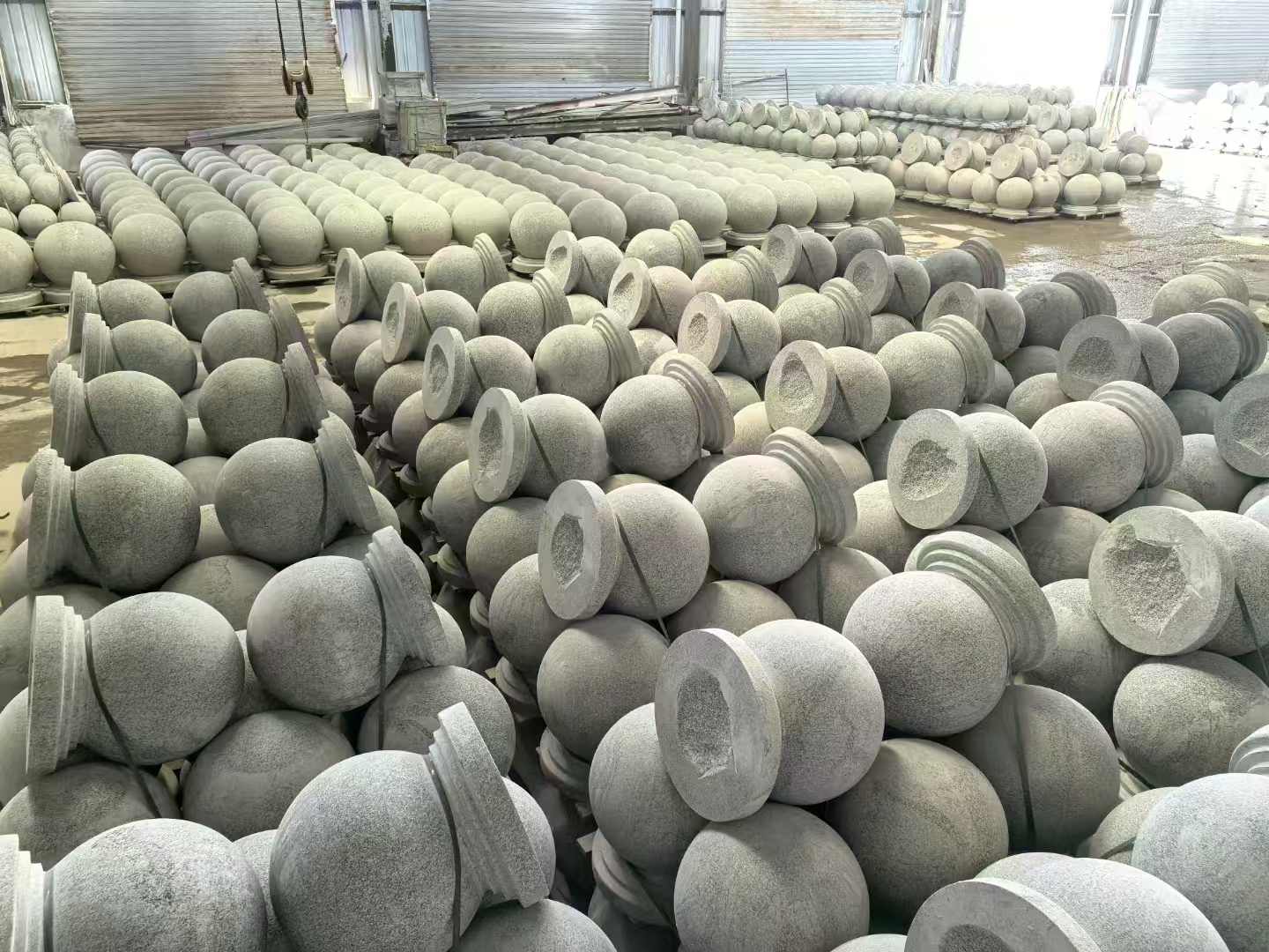 东营石材挡车球