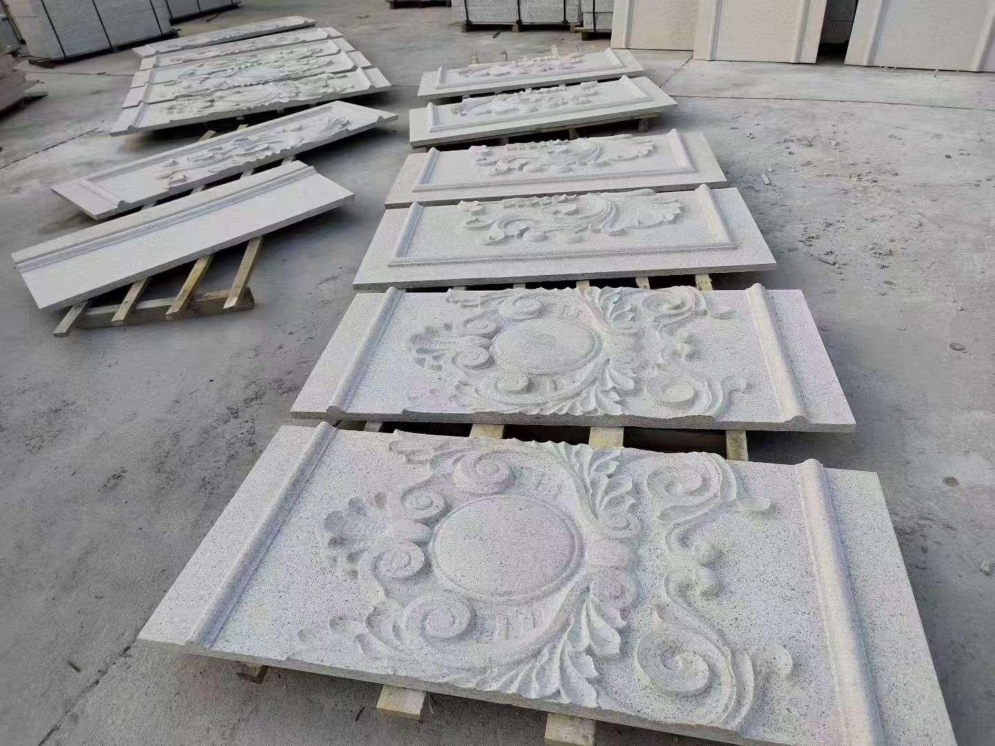 东营 芝麻白干挂雕花板